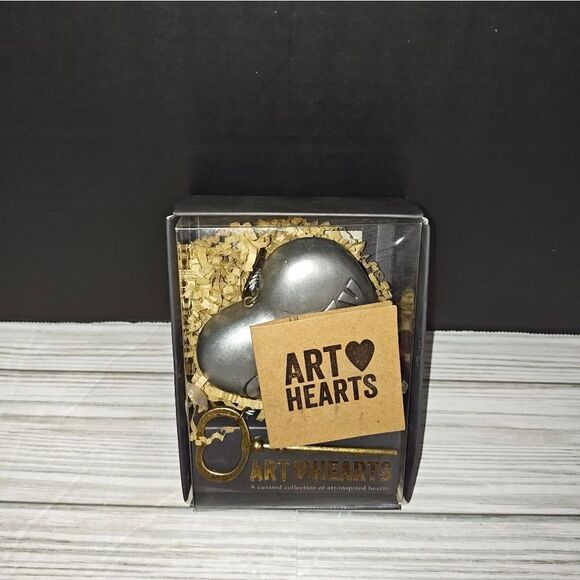 Studio By Demdaco Art Heart Figurine Crazy Love With Key Stand Valentine - Picture 1 of 6